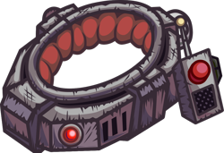 Size: 1082x739 | Tagged: safe, artist:cazra, pony, fallout equestria, bomb collar, collar, detonator, object, prop, simple background, slave collar, transparent background, vector