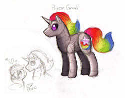 Size: 1024x805 | Tagged: safe, artist:theraspberryfox, pony, robot, robot pony, ponified, robot unicorn attack