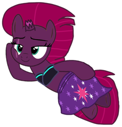 Size: 976x1020 | Tagged: safe, artist:徐詩珮, fizzlepop berrytwist, tempest shadow, pony, unicorn, base used, broken horn, clothes, cute, female, horn, implied tempestlight, mare, simple background, stupid sexy tempest shadow, swimsuit, tempestbetes, transparent background