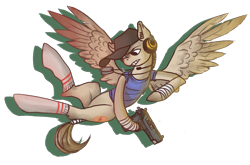 Size: 1604x1059 | Tagged: safe, artist:offender-nyan, pony, ponified, scout, team fortress 2