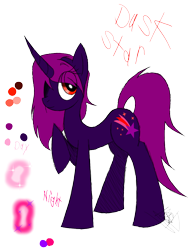 Size: 888x1150 | Tagged: safe, artist:didun850, oc, oc only, oc:dusk star, eye clipping through hair, female, mare, raised hoof, simple background, solo, transparent background