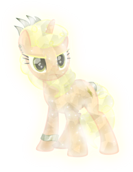 Size: 4550x5858 | Tagged: safe, artist:lincolnbrewsterfan, oc, oc only, oc:incentive iridescence, crystal pony, pony, unicorn, crystal unicorn, epic face, i belong to the greatest (braclet), ponified, ponified music artist, serious, serious face, simple background, solo, transparent background, vector