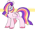 Size: 500x422 | Tagged: source needed, useless source url, safe, artist:1racat, derpibooru import, fluttershy, twilight sparkle, earth pony, pony, female, fusion, glasses, mare, solo, tumblr