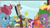 Size: 768x436 | Tagged: safe, screencap, big macintosh, cup cake, discord, spike, sugar belle, dragon, the big mac question