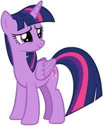 Size: 5396x6589 | Tagged: safe, artist:andoanimalia, twilight sparkle, twilight sparkle (alicorn), alicorn, pony, the ending of the end, absurd resolution, cutie mark, female, mare, simple background, smiling, solo, transparent background, vector