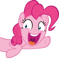 Size: 9625x9421 | Tagged: safe, artist:mrkat7214, pinkie pie, earth pony, pony, absurd resolution, faic, haha, hahahahahahaha, laughing, simple background, solo, teeth, transparent background, uvula, vector