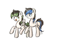 Size: 1470x1080 | Tagged: safe, artist:hu乘云, oc, oc only, oc:乘云, oc:乘枝, pegasus, pony, 2020 community collab, derpibooru community collaboration, female, simple background, transparent background