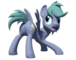 Size: 1280x1024 | Tagged: safe, artist:clawed-nyasu, oc, oc only, oc:stormy bluff, pony, 3d, 3d model, plot, simple background, solo, transparent background