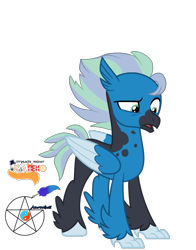 Size: 1409x1800 | Tagged: safe, artist:azurasquill, oc, oc only, oc:jetstream, classical hippogriff, hippogriff, base used, hippogriff oc, simple background, transparent background