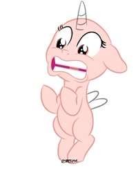 Size: 612x765 | Tagged: safe, alicorn, pony, base, hairless, simple background, solo, white background