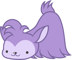 Size: 3631x3000 | Tagged: safe, artist:cloudyglow, bloofy, pony, whirling mungtooth, growing up is hard to do, .ai available, creature, cute, high res, male, simple background, smiling, sniffing, solo, transparent background, vector