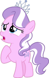 Size: 3000x4739 | Tagged: safe, artist:concordisparate, diamond tiara, earth pony, pony, crusaders of the lost mark, .svg available, female, filly, jewelry, raised hoof, simple background, solo, the pony i want to be, tiara, transparent background, vector