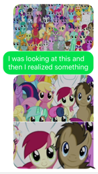 Size: 640x1136 | Tagged: safe, doctor whooves, roseluck, pony, doctorrose, female, male, meme, ponies standing next to each other, shipping, shipping fuel, slowpoke, straight