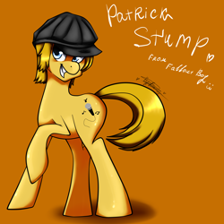 Size: 2500x2500 | Tagged: safe, artist:richi, earth pony, pony, patrick stump, ponified