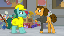 Size: 1920x1080 | Tagged: safe, screencap, cheese sandwich, pony, the last laugh, detailed background