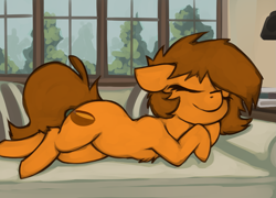 Size: 1825x1311 | Tagged: safe, artist:marsminer, oc, oc only, oc:venus spring, pony, cute, ocbetes, sleeping, solo, venus spring actually having a pretty good time