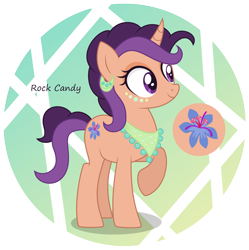 Size: 3320x3328 | Tagged: safe, artist:razorbladetheunicron, amethyst star, saffron masala, sparkler, oc, oc only, pony, unicorn, alternate universe, bandana, base used, curved horn, cutie mark, ear piercing, earring, eyeshadow, female, fusion, horn, jewelry, lateverse, makeup, mare, piercing, simple background, solo, transparent background