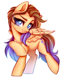 Size: 700x859 | Tagged: safe, artist:cabbage-arts, oc, oc only, oc:clematis, pegasus, pony, simple background, solo, transparent background