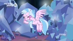 Size: 1920x1080 | Tagged: safe, screencap, silverstream, classical hippogriff, hippogriff, uprooted, crystal, eyes closed, female, rubble, solo