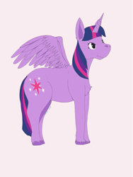 Size: 769x1024 | Tagged: safe, artist:artisticfangirl7, twilight sparkle, twilight sparkle (alicorn), alicorn, pony, fanart, fullbody, solo, watermark