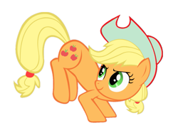 Size: 663x497 | Tagged: safe, artist:biggernate91, derpibooru import, edit, editor:biggernate91, applejack, earth pony, pony, cowboy hat, hat, recolor, stetson