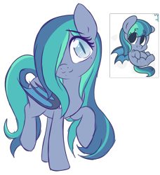 Size: 2876x3155 | Tagged: safe, artist:nomipolitan, oc, bat pony, pony, bat pony oc, hair over one eye, raised hoof, simple background, solo, transparent background