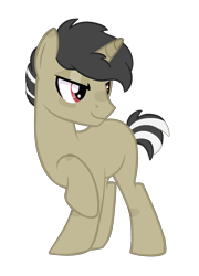 Size: 1130x1570 | Tagged: safe, artist:moonlightdisney5, discord, pony, unicorn, disguised discord, male, ponified, pony discord, solo