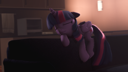 Size: 1920x1080 | Tagged: source needed, safe, artist:rainbowdashsnipers, twilight sparkle, twilight sparkle (alicorn), alicorn, pony, 3d, cute, revamped ponies, sleeping, source filmmaker, sourcefilmmakermlp