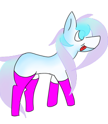 Size: 720x825 | Tagged: safe, artist:pegasusspectra, oc, oc:pegasus spectra, earth pony, pony, 2020 community collab, clothes, derpibooru community collaboration, multicolored hair, simple background, socks, solo, transparent background