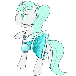 Size: 1000x1000 | Tagged: safe, artist:nine the divine, oc, oc:nine the divine, pony, unicorn, clothes, crossdressing, crying, dress, hairband, jewelry, male, necklace, solo, stallion