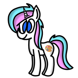 Size: 5000x5000 | Tagged: safe, artist:rainbowbacon, oc, oc only, oc:lucy, pony, unicorn, simple background, solo, white background