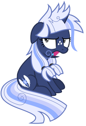 Size: 5728x8378 | Tagged: safe, artist:estories, oc, oc:silverlay, pony, unicorn, absurd resolution, female, mare, messy mane, simple background, solo, transparent background, vector