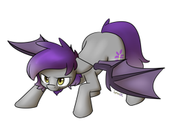 Size: 2649x1893 | Tagged: safe, artist:spheedc, oc, oc:marius lavander mond, bat pony, pony, bat pony oc, digital art, simple background, solo, transparent background