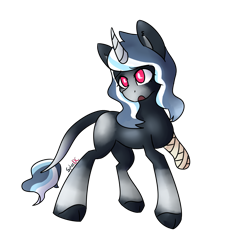 Size: 2003x2160 | Tagged: safe, artist:spheedc, oc, oc:spiritshade, pony, amputee, digital art, simple background, solo, stump, transparent background