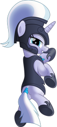 Size: 5548x12396 | Tagged: safe, artist:jhayarr23, silver sable, pony, unicorn, sparkle's seven, absurd resolution, body pillow, female, guardsmare, helmet, mare, night guard, royal guard, simple background, tail wrap, transparent background