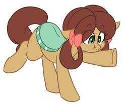 Size: 4074x3408 | Tagged: safe, artist:chub-wub, yona, earth pony, pony, she's all yak, cute, eye clipping through hair, female, mare, ponified, pony yona, scrunchy face, simple background, solo, species swap, transparent background, yonadorable