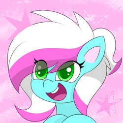 Size: 600x600 | Tagged: safe, artist:llhopell, oc, oc:soffy, pony, cute, smiling, solo