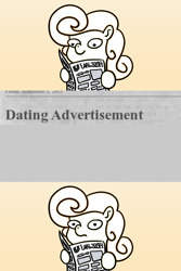 Size: 680x1020 | Tagged: safe, artist:muffinexplosion, pony, exploitable meme, meme, newspaper, newspaper meme, personal ad, simple background, template