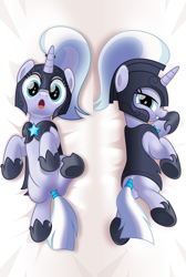 Size: 3974x5911 | Tagged: safe, artist:jhayarr23, silver sable, pony, unicorn, sparkle's seven, :o, absurd resolution, blue eyes, body pillow, female, guardsmare, helmet, mare, night guard, open mouth, royal guard, tail wrap