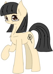 Size: 675x938 | Tagged: artist needed, safe, edit, editor:ciaran, oc, oc only, oc:gypsum longbat, earth pony, pony, 2020 community collab, derpibooru community collaboration, female, mare, raised hoof, simple background, solo, standing, transparent background