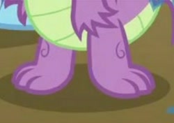 Size: 720x506 | Tagged: safe, screencap, spike, dragon, between dark and dawn, claws, cropped, cute, feet, legs, male, male feet, paws, pictures of legs, toes, winged spike