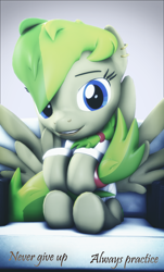 Size: 1800x2981 | Tagged: safe, artist:sourcerabbit, oc, oc only, pony, 3d, solo, source filmmaker