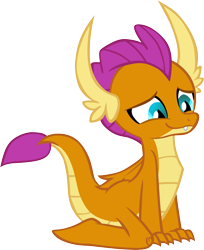 Size: 5087x6247 | Tagged: safe, artist:memnoch, smolder, dragon, uprooted, absurd resolution, cute, dragoness, female, kneeling, simple background, smolderbetes, solo, transparent background, vector, wings