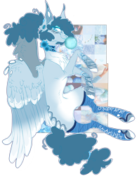 Size: 5539x7000 | Tagged: safe, artist:holoriot, oc, pegasus, pony, absurd resolution, bubblegum, female, food, gum, mare, solo