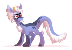 Size: 1600x1116 | Tagged: safe, artist:torusthescribe, oc, oc:candlewick, dracony, dragon, hybrid, pony, interspecies offspring, male, offspring, parent:discord, parent:twilight sparkle, parents:discolight, simple background, solo, transparent background