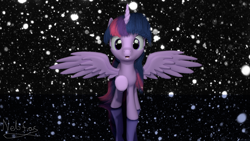 Size: 1920x1080 | Tagged: safe, artist:nebulafactory, twilight sparkle, twilight sparkle (alicorn), alicorn, pony, 3d, blender, looking at you, solo