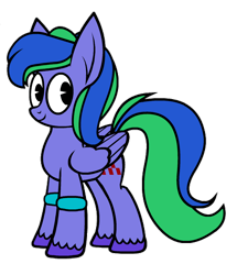 Size: 844x982 | Tagged: safe, artist:tridashie, derpibooru exclusive, edit, oc, oc only, oc:felicity stars, pegasus, pony, 2020 community collab, derpibooru community collaboration, female, looking at you, simple background, solo, transparent background