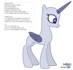 Size: 4521x4399 | Tagged: safe, artist:doraair, oc, oc only, alicorn, pony, alicorn oc, base, simple background, solo, text, transparent background