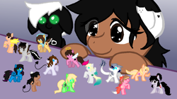 Size: 1014x568 | Tagged: safe, artist:xgalacticxstudios18x, oc, alicorn, earth pony, pegasus, pony, unicorn, alicorn oc