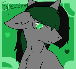 Size: 730x666 | Tagged: safe, artist:xgalacticxstudios18x, oc, oc:spectrum heat, pony, unicorn, solo